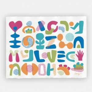 Edición limitada 1/100 Print en papel Arches «Objects & Love»