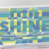 Edición limitada 1/100 Arte digital mensaje Encriptado «SHINE» en caja de luz